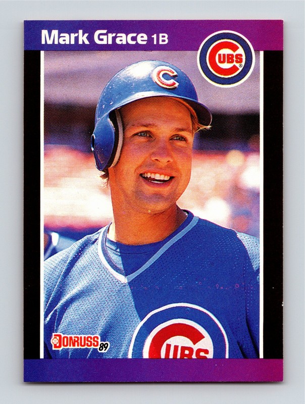 1989 Donruss #255 Mark Grace