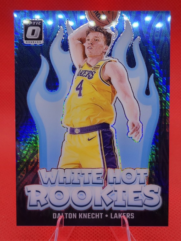 2024-25 Panini Donruss Optic White Hot Blue Hyper DALTON KNECHT #9 /175 (RC)