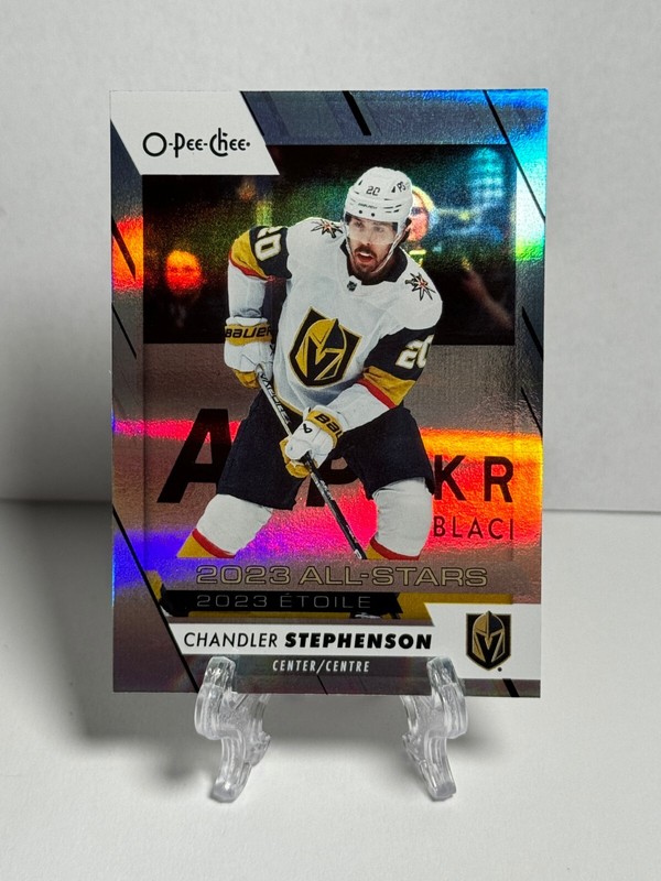 2023-24 O-Pee-Chee Chandler Stephenson All-Stars RAINBOW Foil #’d /350