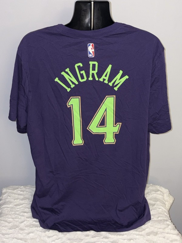 NEW ORLEANS PELICANS BRANDON INGRAM NBA BASKETBALL NIKE SHIRT MENS MEDIUM NWT gallery