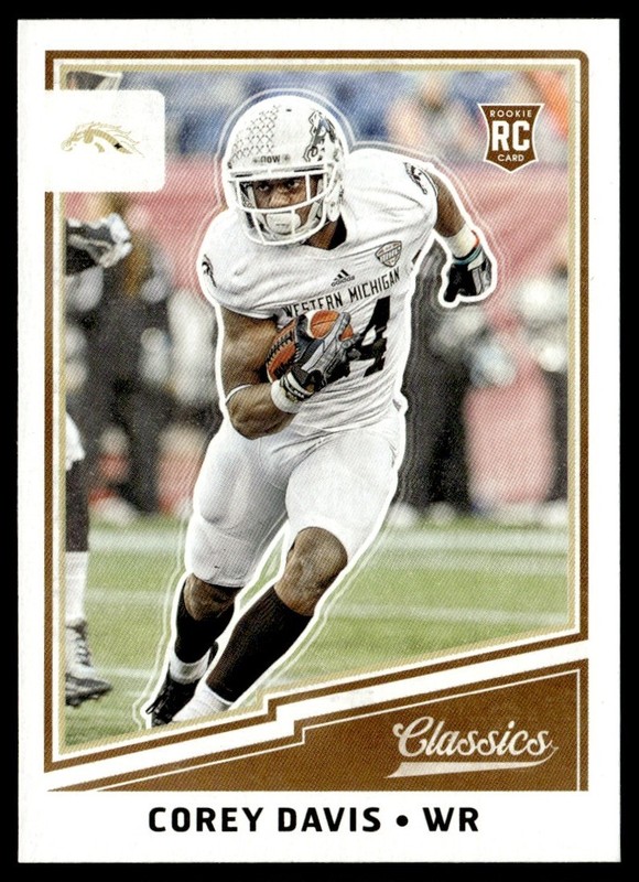 2017 Panini Classics Rookie Significant Signatures Gold Corey Davis Tennessee