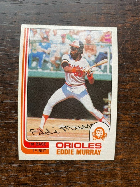 1982 O-Pee-Chee baseball OPC #390 Eddie Murray – Baltimore Orioles NRMT