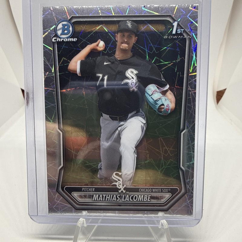 2026 Bowman Mathias Lacombe White Sox 1st Bowman Chrome Lazer Refractor #BCP-119