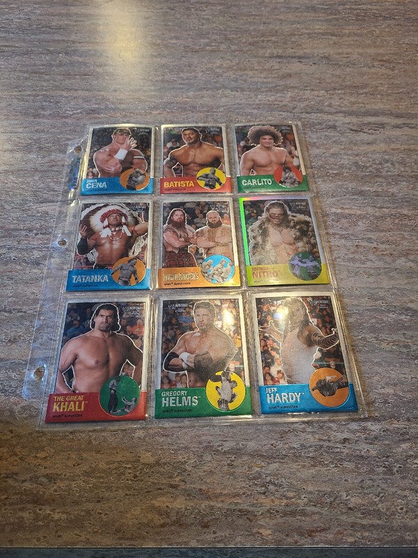2007 WWE Topps Heritage Chrome and Turkey Red Singles Build Your Set gallery