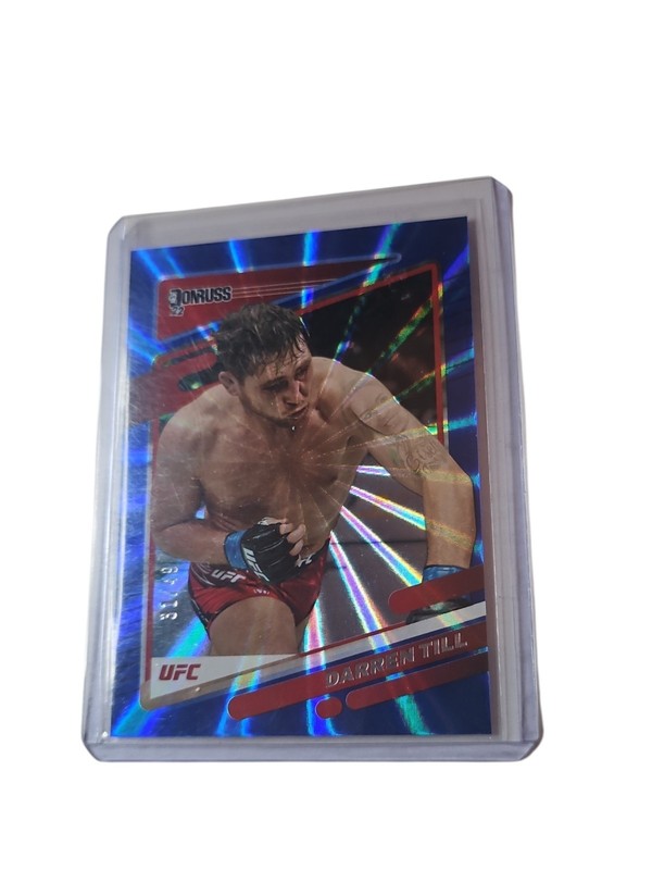 🔥2022 DARREN TILL 31/49 PANINI DONRUSS UFC LASER BLUE