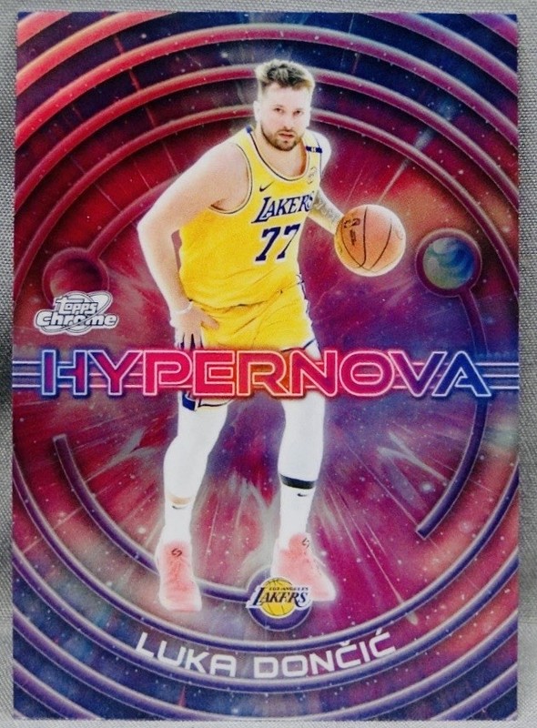 2025-26 Topps Cosmic Chrome Luka Doncic Hypernova Case Hit #HN-8 Lakers