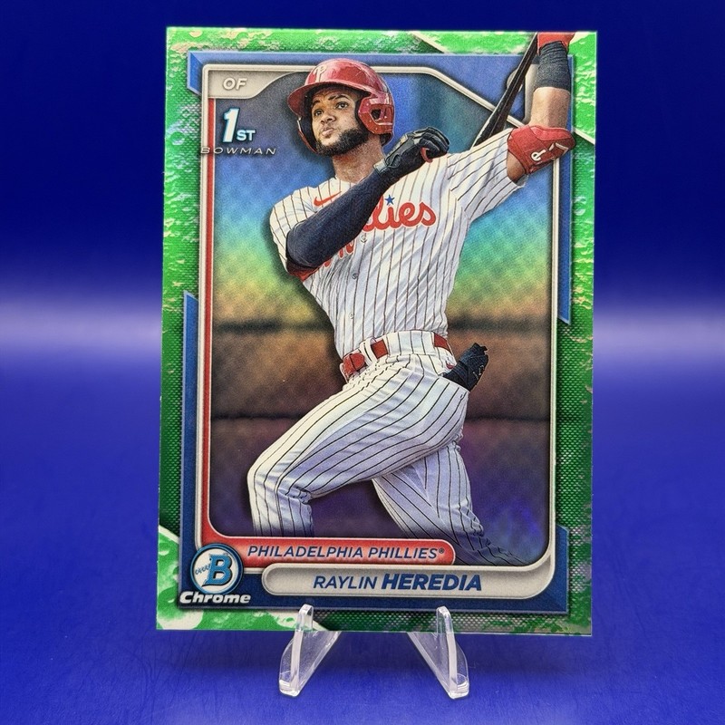 2024 Bowman Raylin Heredia 1st Bowman Chrome Lunar Refractor #BCP-146 Phillies
