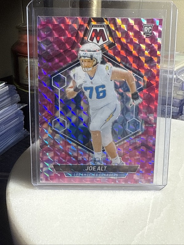 2024 Panini Mosaic Rookies Joe Alt #305 Pink Camo Mosaic Prizm (RC) Lot Of Two gallery