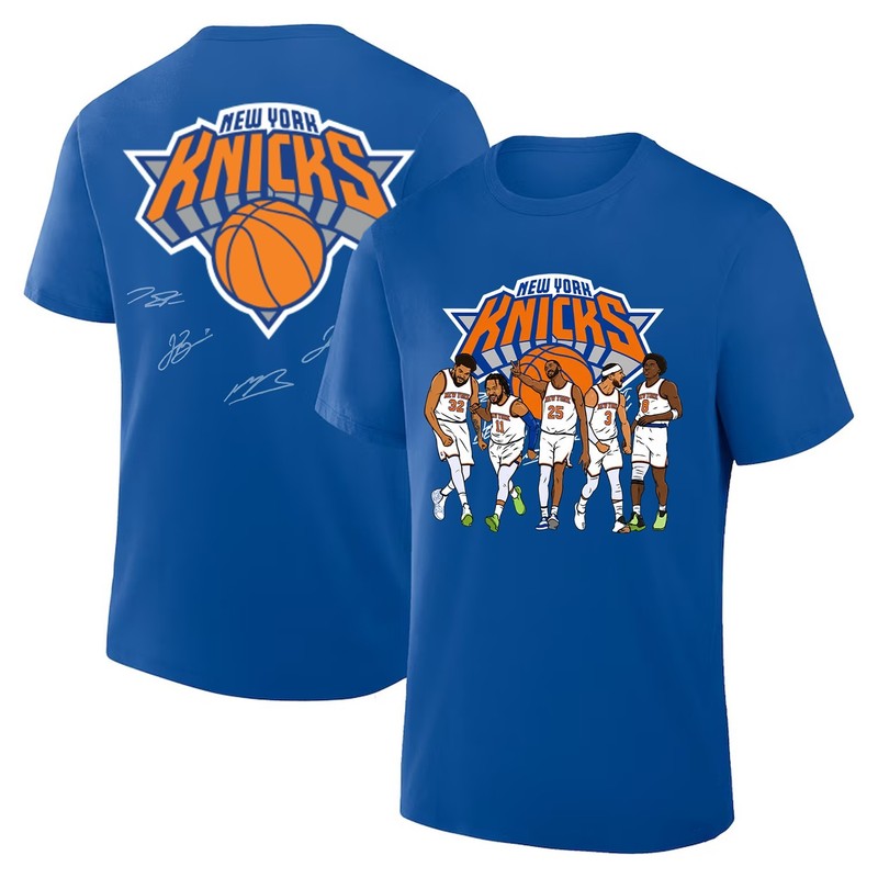 Men’s New York Knicks 2026 Eastern Conference Champions Signature T-Shirt