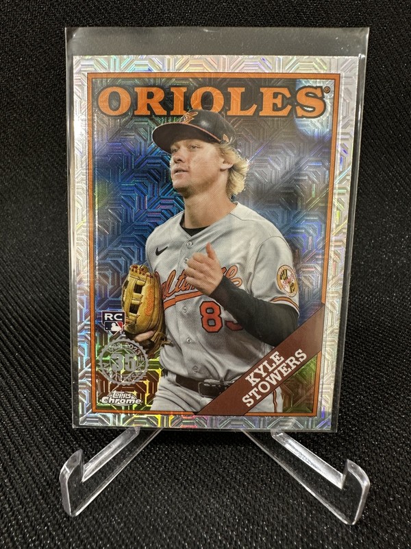 2023 Topps Chrome Mojo Refractor 1988 Throwback Kyle Stowers #T88C-37 (RC)