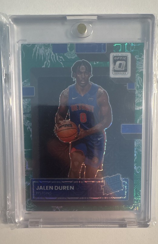 2022-23 Panini Donruss Optic – Rated Rookie Jalen Duren Choice Dragon Prizm (RC)
