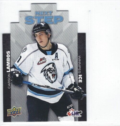 2021-22 Upper Deck CHL Next Step #NS-9 Carson Lambos