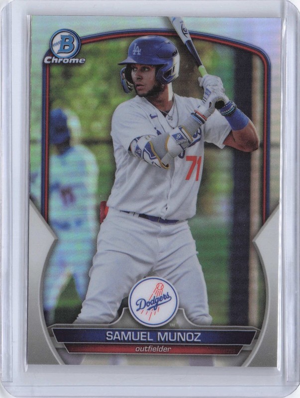 2023 Bowman Draft #BDC-102 Samuel Munoz Refractor