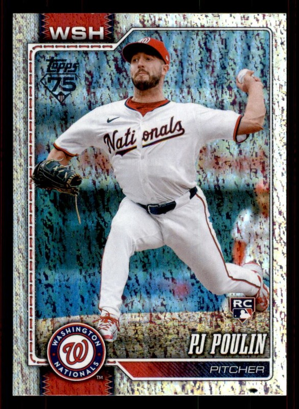 2026 Topps Holo Foil #405 PJ Poulin Washington Nationals RC