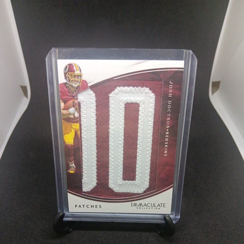 2016 Panini Immaculate Collection Josh Doctson Rookie Patch Numbers /10 Redskins
