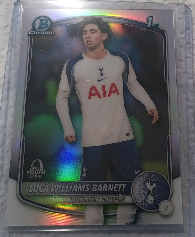 Topps 2026 Bowman Chrome Bowman Briefing Lucá Williams-Barnett 1st #BU-LWB