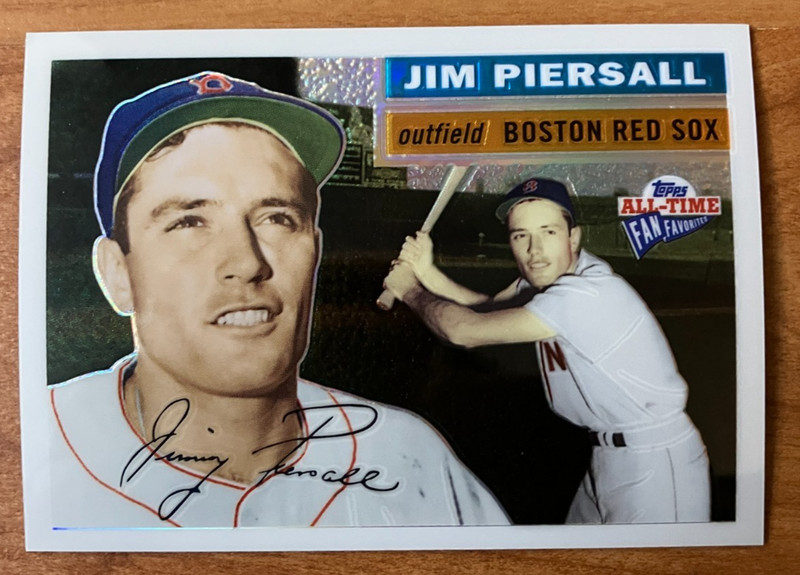 2003 Topps All-Time Fan Favorites #73 Jim Piersall Refractor #/299