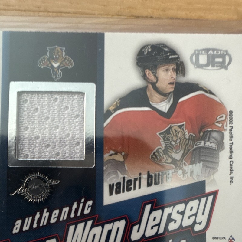 Pacific 2002 Heads Up Authentic Game-Worn Jersey Quads Luongo #25 gallery