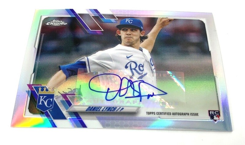 2021 Topps Chrome Update DANIEL LYNCH Refractor Rookie RC #CUSA-DL