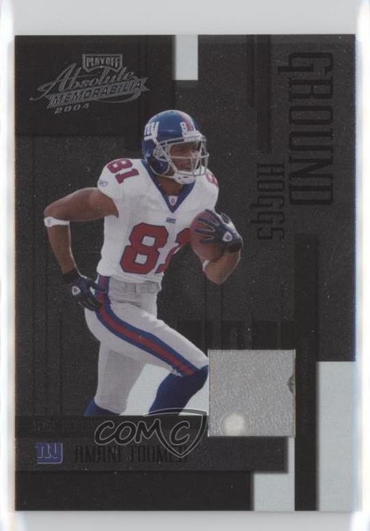 2004 Playoff Absolute Memorabilia Ground Hoggs Materials /125 Amani Toomer ex0