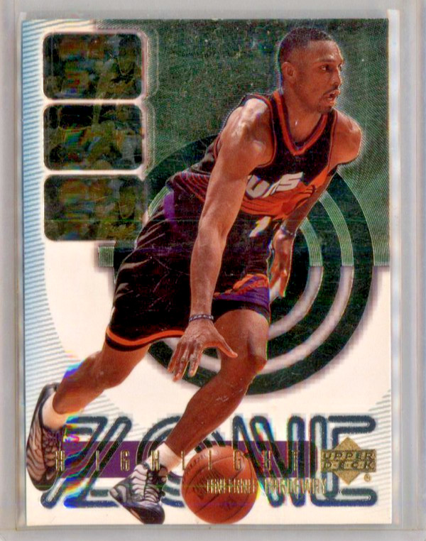 2000-01 Upper Deck Highlight Zone #HZ9 Anfernee Hardaway Phoenix Suns