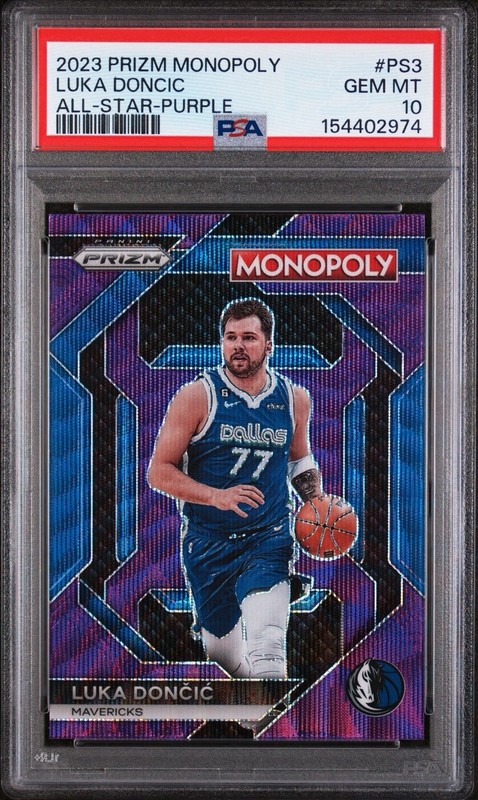 2023-24 Panini Prizm Monopoly Luka Doncic All-Star-Purple #PS3