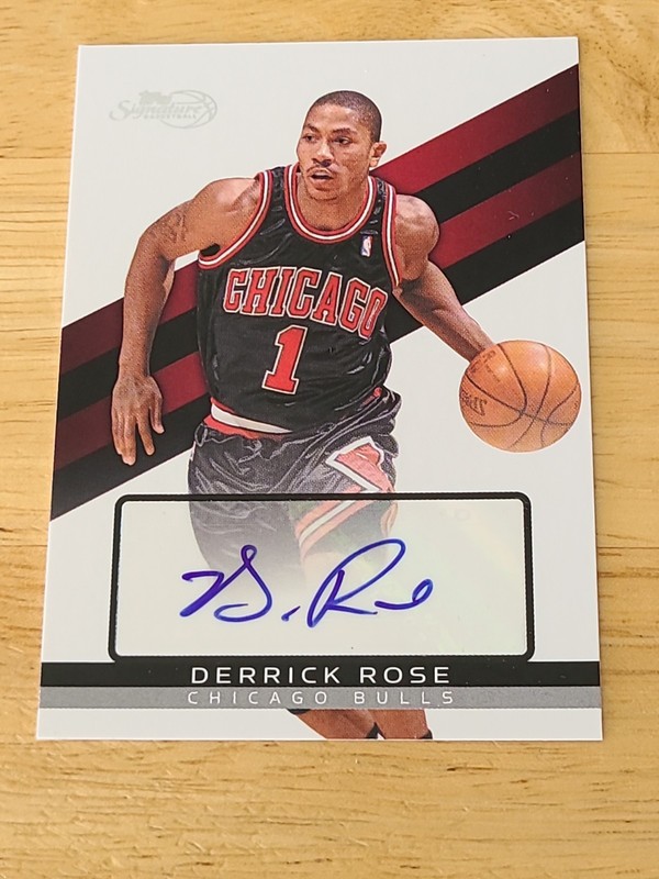 2008-09 Topps Signature Rookie Autograph /649 Derrick Rose #TS-DR Bulls $$$