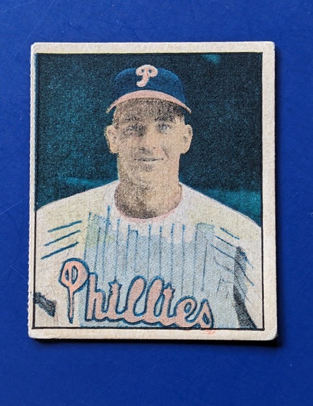 1951 Berk Ross – Granny Hamner #2-7 – Philadelphia Phillies VGEX