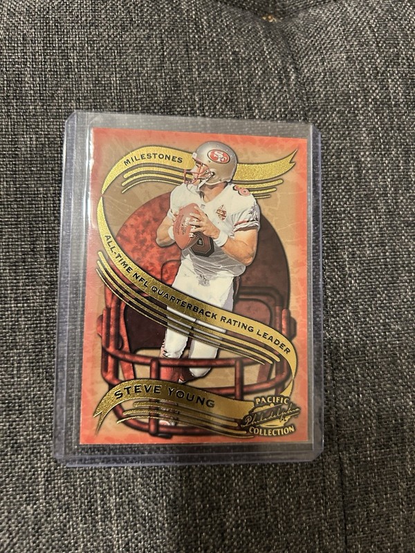 1997 Pacific Philadelphia Milestones Steve Young 49ers Insert #19