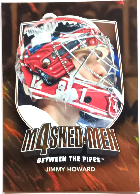 2011-12 ITG Between The Pipes Masked Men Gold Jimmy Howard /10 Detroit Red Wings