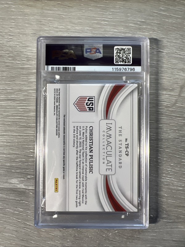 2023-24 Panini Immaculate Collection - The Standard Christian Pulisic #TS-CP... gallery