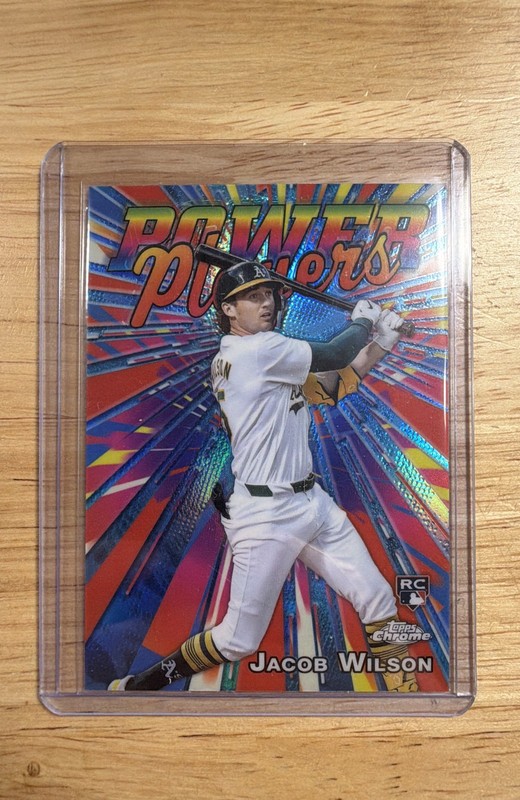 2025 Topps Chrome Logofractor Edition – Power Players Jacob Wilson #PP-22 (RC)