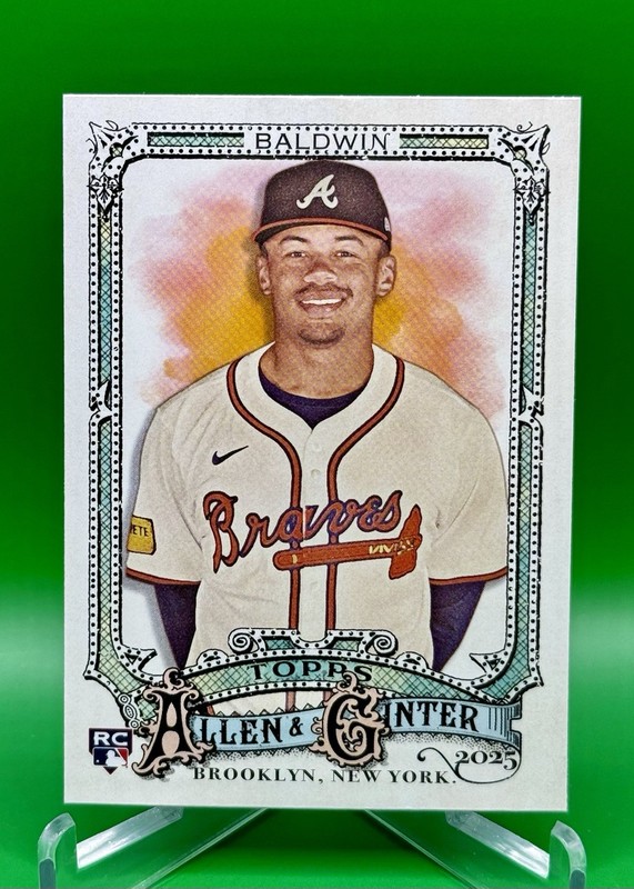2025 Topps Allen & Ginter Drake Baldwin #135 Atlanta Braves Rookie RC￼