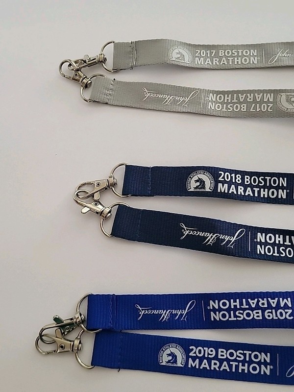 Boston Marathon John Hancock Lanyard Lot Of 3 - 2017, 2018, & 2019 gallery