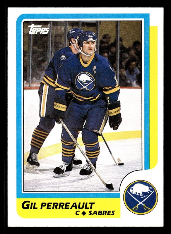 Gil Perreault 1986-87 Topps #79 Buffalo Sabres