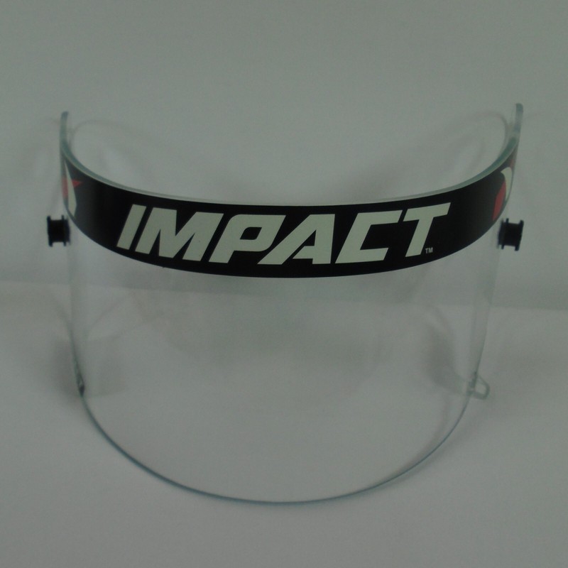 Impact Racing Helmet Clear Tent Visor Shield Great For Autograph Scratch Novelty
