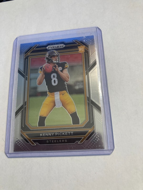 2022 panini prizm football #301 kenny pickett rc steelers