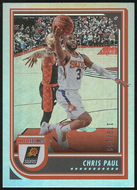 2022/23 Panini NBA Hoops #165 CHRIS PAUL “SILVER HOLOFOIL” Parallel #179/199