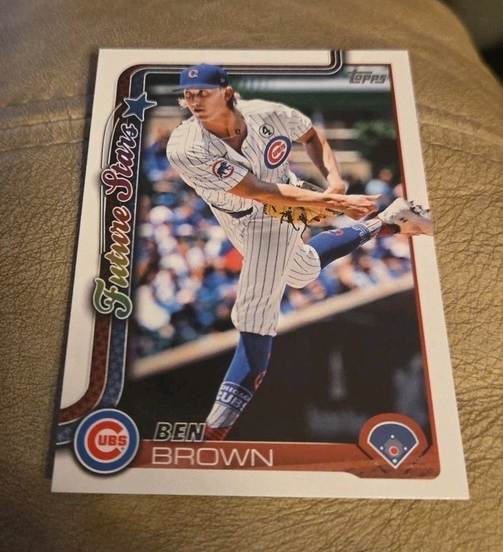 Ben Brown – 2025 Topps #673 – Chicago Cubs Future Stars Baseball Card