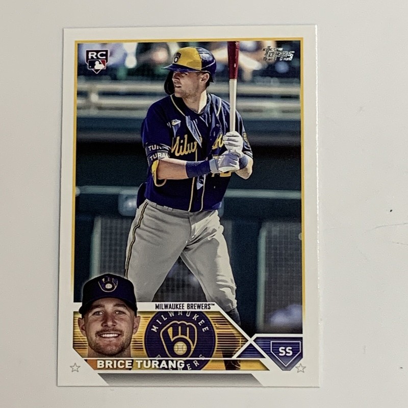 2023 Topps Series 2 Baseball Brice Turang Card #530 Rookie Brewers