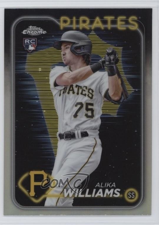 2024 Topps Chrome Lightboard Logo Refractor Alika Williams #34 Rookie RC 1j0t
