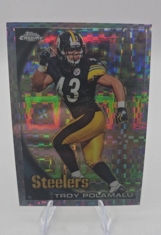 2010 Topps Chrome – Troy Polamalu #C30 X-Fractor