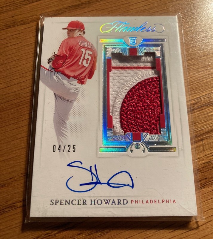 2021 Flawless Treasures Auto Spencer Howard Rookie Philadelphia Phillies You-Pic