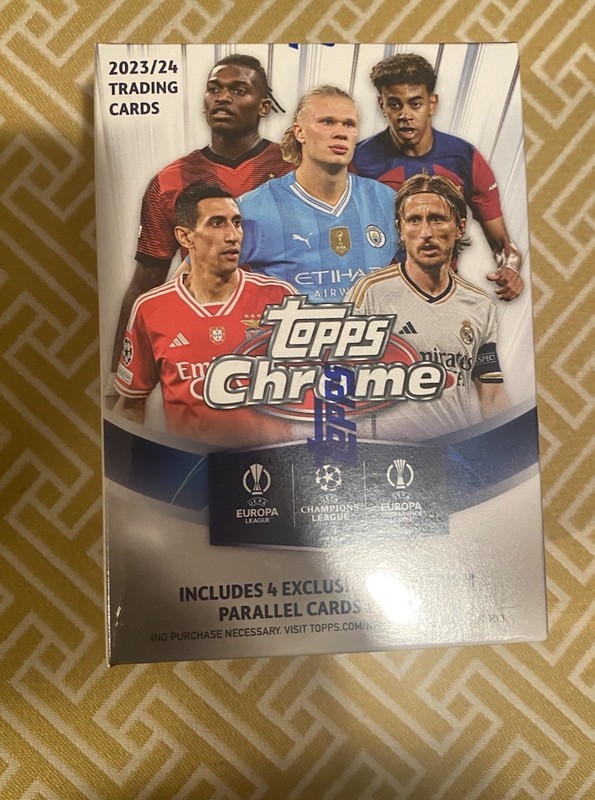 2023/24 TOPPS CHROME UEFA SOCCER 7-PACK BLASTER BOX