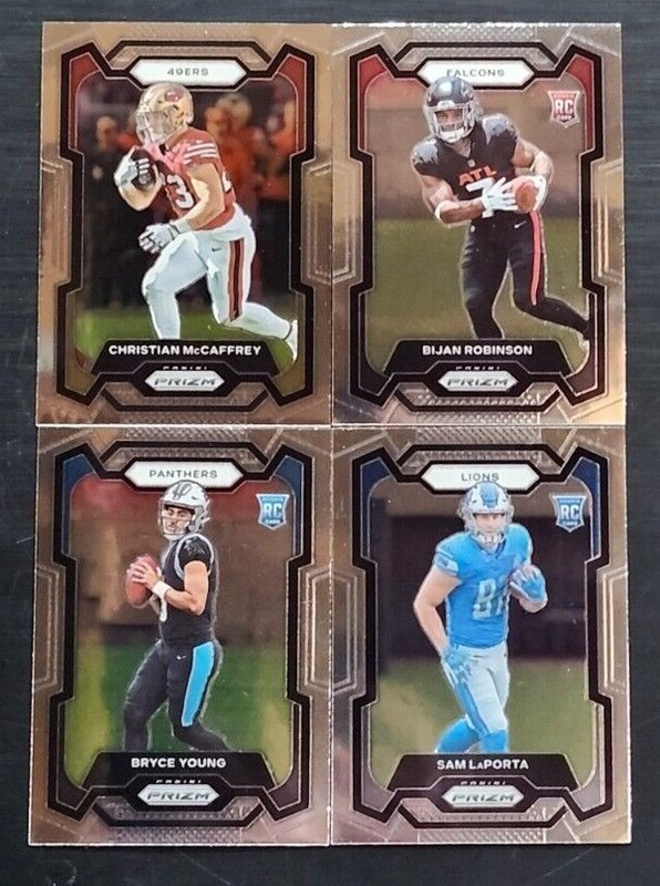 2023 Prizm Football BASE 251-400 with Rookies You Pick the Card