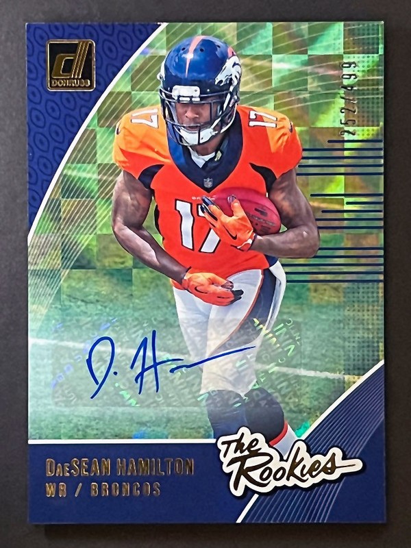 2018 Donruss #R-38 DaeSean Hamilton /499 AUTO The Rookies