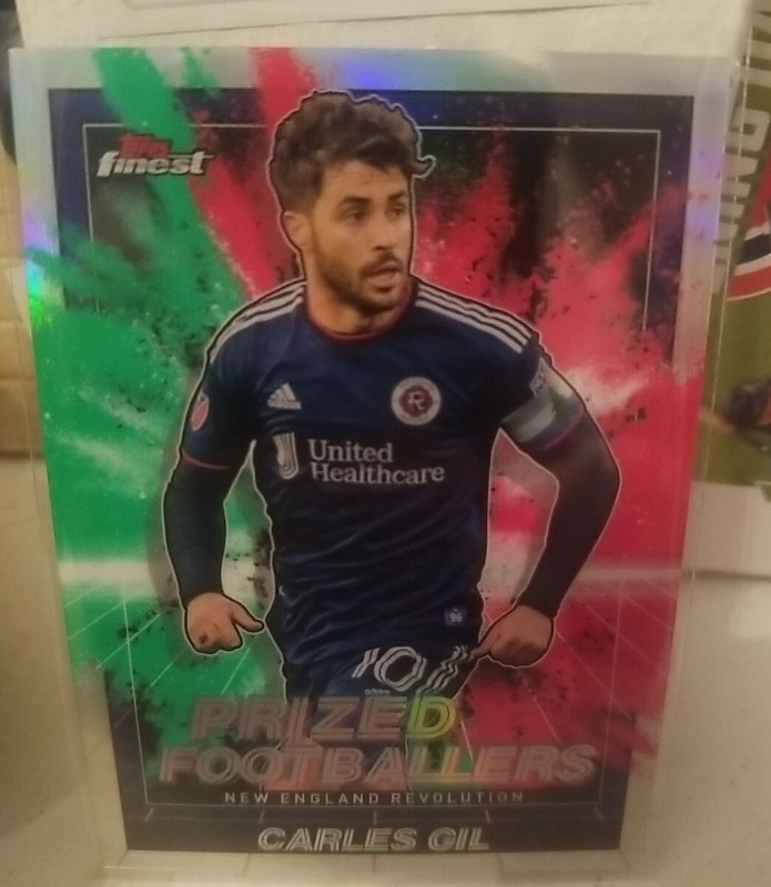 Topps Finest 2022 MLS Soccer Carles Gil Prized Footballers /25 PFF-6