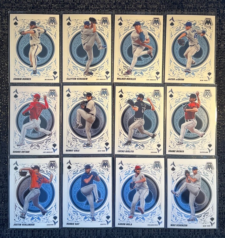2022 Panini Mosaic Baseball Aces Insert Complete Your Set You Pick MLB Card PYC
