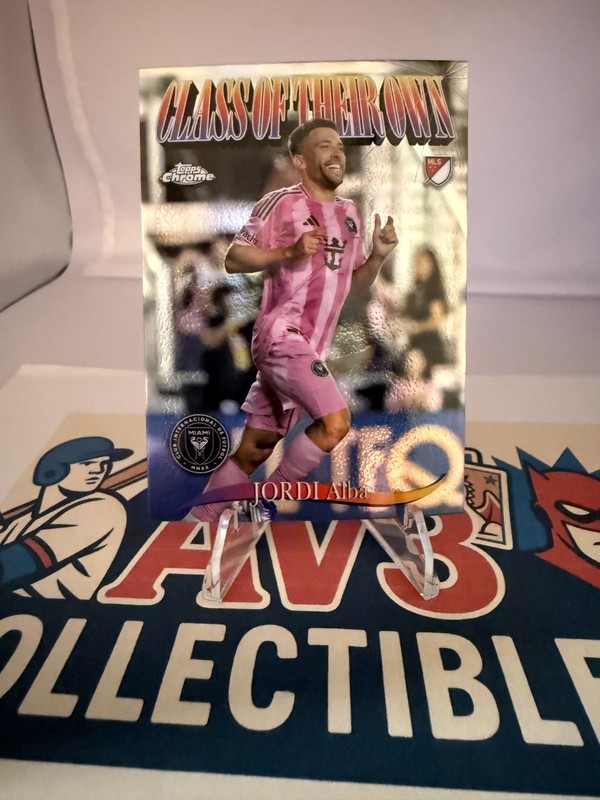 Jordi Alba ⚽️2025 Topps Chrome MLS- Class of Their Own #CO-8⚽️Inter Miami Legend