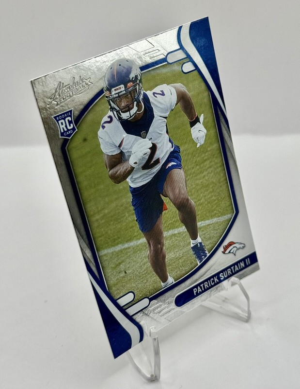 2021 Panini Absolute PATRICK SURTAIN Rookie Silver Foil RC #143 Broncos SSP MINT gallery